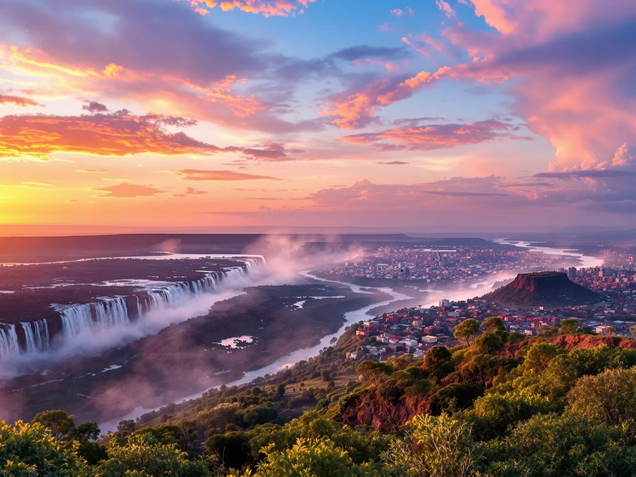 维多利亚瀑布, 津巴布韦 / 赞比亚